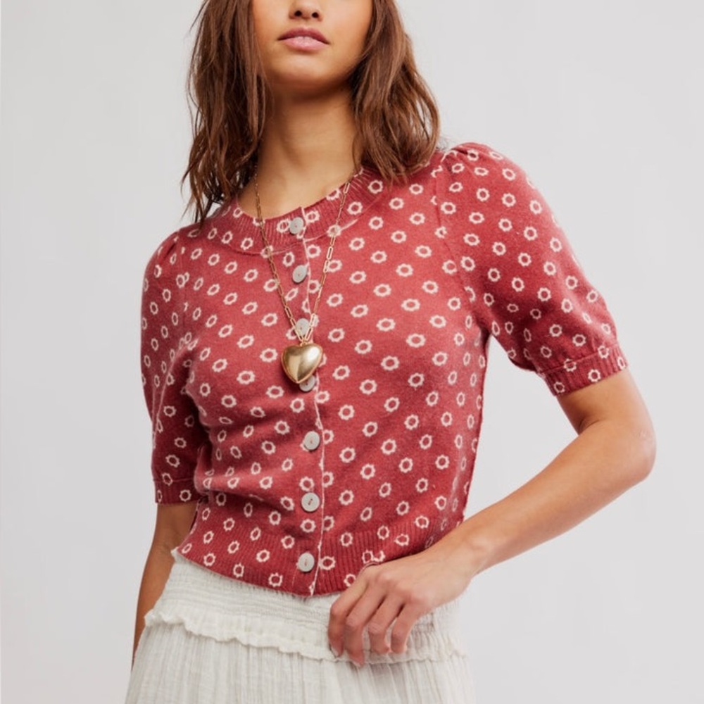 FREE PEOPLE Isla Wool + Cashmere Cardigan